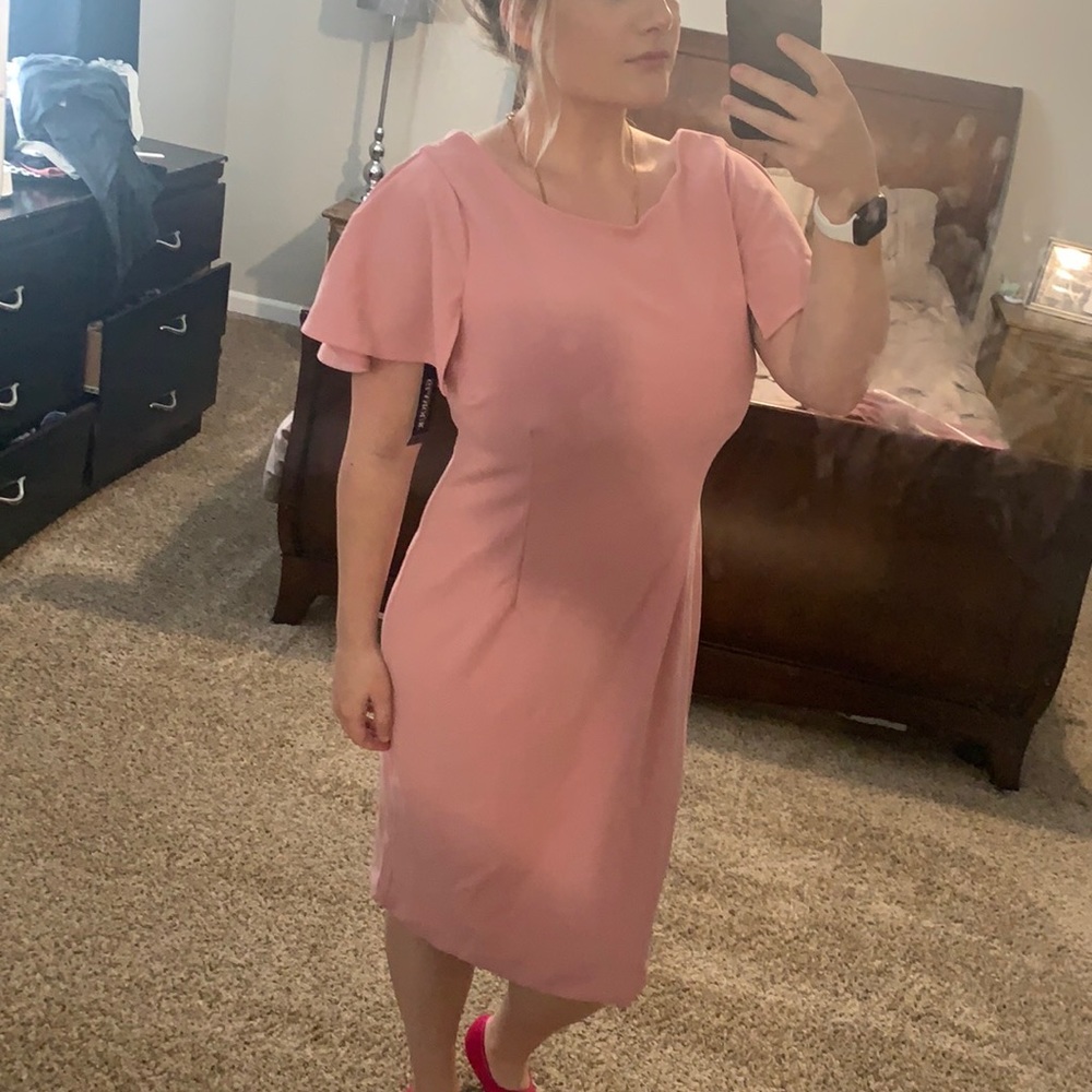 Mauve pink dress
